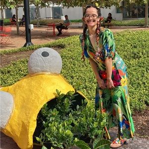 Green Toucan Farm Rio Dress size Small US size 4-6